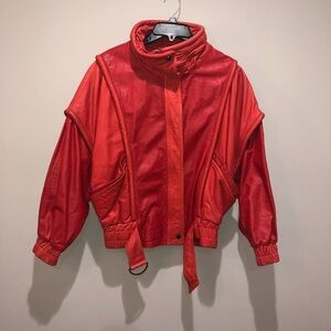 Genuine Red Leather